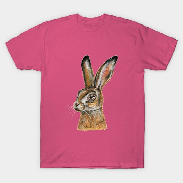 Brown hare T-Shirt by KayleighRadcliffe